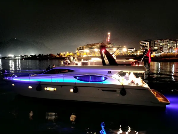 Antalya Yacht Rental 19m Ferretti 550